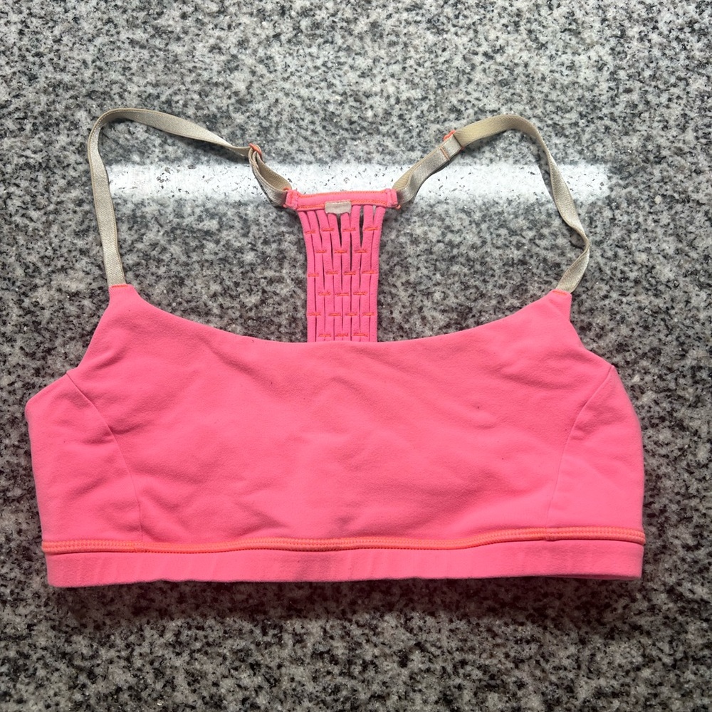 Coral Lululemon Women's Sports Bra